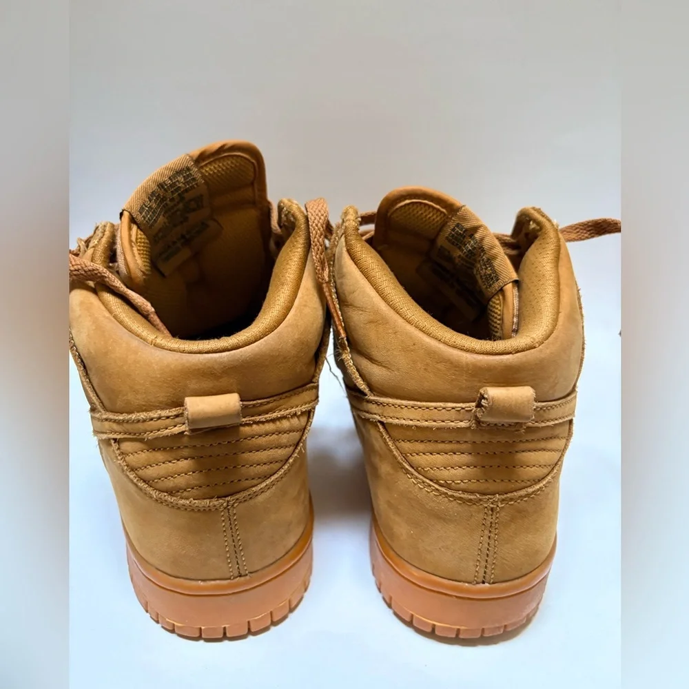 Nike | Dunk High Premium GS Sneakers 886070-200 - Youth 6.5Y Flax - Picture 2 of 10